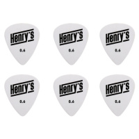 Henry`s Picks HEDEL60, DELTONE, STANDARD, 0.60mm, bílá, 6ks