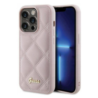 Pouzdro Guess Quilted pro Iphone 15 Pro Růžové