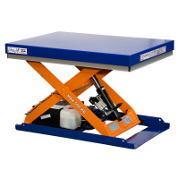 Edmolift Kompaktní zvedací stůl, stacionární, nosnost 500 kg, plošina d x š 900 x 600 mm, užiteč