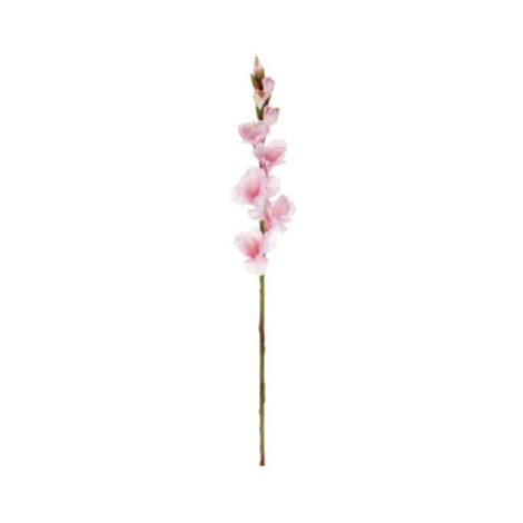 Umělá květina Gladiola 85 cm, růžová Asko