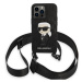 Karl Lagerfeld KLHCP14LSTKMK hard silikonové pouzdro iPhone 14 PRO 6.1" black Monogram Ikonik Pa