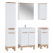 ArtCom Koupelnová sestava BALI White Bali: skříňka pod umyvadlo 80 - 821 (84 x 80 x 45 cm)