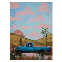 Ilustrace Chevrolet on the road II, Eleanor Baker, 30x40 cm