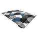 Dywany Lusczow Kusový koberec ALTER Geo mušle modrý