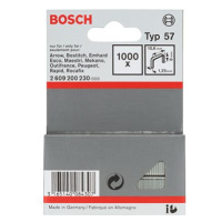 BOSCH Sponky do sponkovačky z plochého drátu, typ 57 10,6 × 1,25 × 8 mm 2.609.200.230