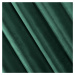 Dekorační velvet závěs s kroužky VERMONT tmavě zelená 140x250 cm (cena za 1 kus) MyBestHome