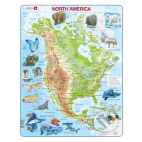 Severná Amerika (A32) - puzzle z kategorie Naučné puzzle