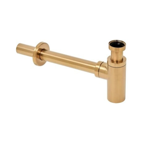 Alca Sifon umyvadlový DN32 DESIGN, zlatá matná A400-G-B Alcaplast