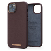 NJORD Genuine Leather Case iPhone 14 Plus Dark Brown