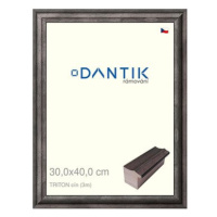 DANTIK rámeček 30 × 40, TRITON cín plexi čiré