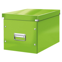 LEITZ Čtvercová krabice Click&Store, velikost L (A4), zelená