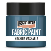 Pentart Barva na světlý a tmavý textil PENTART 50 ml PETROL MODRÁ