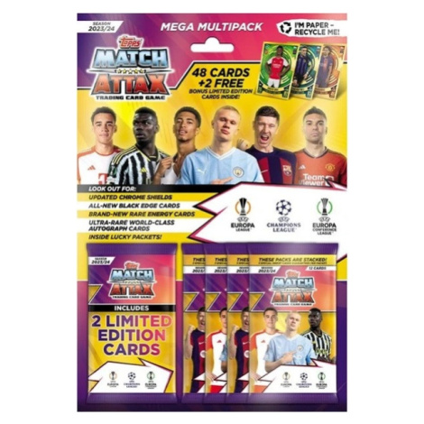 Fotbalové karty Topps UEFA UCL MATCH ATTAX 23/24 - Mega Multipack