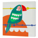 Dětský obrázek 27x27 cm Pretty Parrots – Moshi Moshi