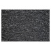 Metrážový koberec Mammut 8029 černý, zátěžový - Kruh s obšitím cm