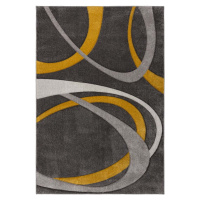 Okrově žluto-šedý koberec 160x230 cm Elude Orb – Flair Rugs