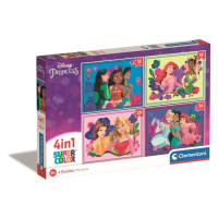 Puzzle Disney - Princezny, 12 + 16 + 20 + 24 ks