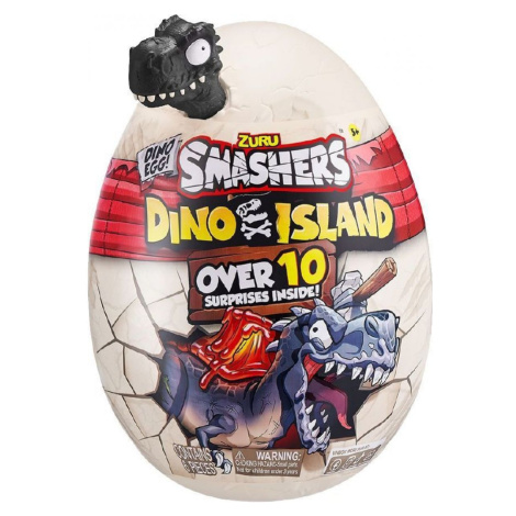 Smashers Dino Island Egg malé balení černý Zuru