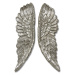 Estila Luxusní Andělská křídla 61cm stříbrné (2ks)