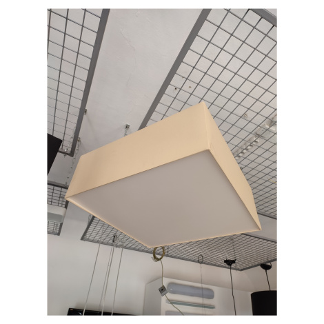 Aulix VÝPRODEJ VZORKU Závěsné svítidlo látkové 55x55x20cm 3x E27