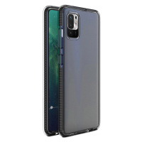 Gelové pouzdro Spring Case s barevným rámečkem pro Xiaomi Redmi Note 10 5G / Poco M3 Pro černé