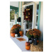 Hanse Home Collection koberce Rohožka Halloween oranžová tykev 105706 - na ven i na doma - 45x70