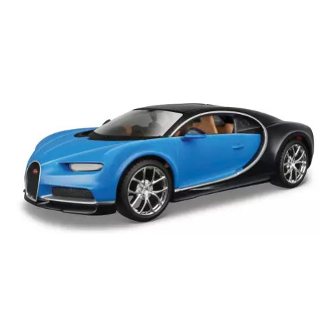 Maisto - Bugatti Chiron, modrá, assembly line, 1:24