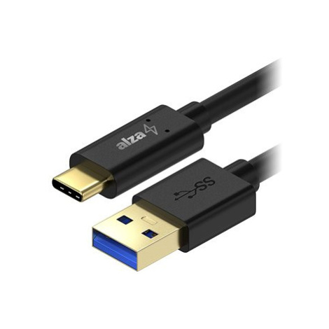 AlzaPower Core USB-A to USB-C 3.2 Gen 1 60W 5Gbp 1m černý