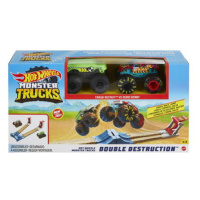 HOT WHEELS MONSTER TRUCKS DVOJITÁ DESTRUKCE HERNÍ SET