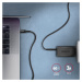 AXAGON kabel USB-C - USB-C, USB 2.0, PD 60W 3A, ALU, opletený, 1,5m, černá - BUCM-CM15AB