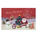 Mujkoberec Original Protiskluzová rohožka Merry Christmas 104694 Red - 45x70 cm