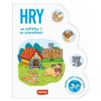 Hry se zvířátky / Hry so zvieratkami (2+) (modrý sešit / modrý zošit) - kniha z kategorie Úkoly 