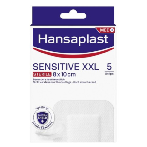 Hansaplast Sensitive XXL elastická náplast 8x10cm 5ks
