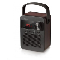 CARNEO F90 FM rádio, bluetooth reproduktor, black/wood