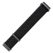 FIXED nylonový řemínek s Quick Release 22mm pro smartwatch, černá - FIXNST-22MM-REBK