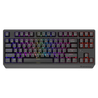 GENESIS herní klávesnice THOR 230/TKL/RGB/Outemu Panda/Bezdrátová USB + Bluetooth/US layout/Čern