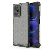 Pouzdro Honeycomb pro Xiaomi Redmi Note 12 Pro+ pancéřové hybridní pouzdro černé