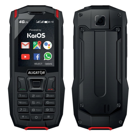 Aligator K50 eXtremo GPS, LTE, Wifi černo červený