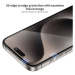 Blueo 3D Curved Tempered Glass HD - iPhone 15 Pro B3DG-I15PRO Čirá