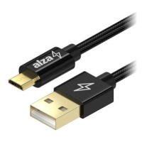 AlzaPower AluCore USB-A to Micro USB 0.5m černý