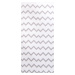Utěrka TWISTER, 100% bavlna, bílá/šedá, 45x65 cm