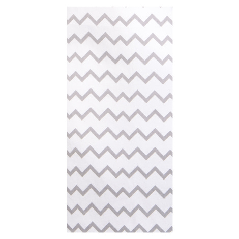 Utěrka TWISTER, 100% bavlna, bílá/šedá, 45x65 cm