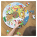 Bigjigs Toys Kulaté podlahové puzzle - Čtyři roční období 50 dílků