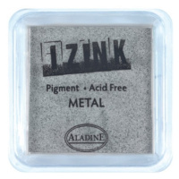Razítkovací polštářek AladineIZINK EMBOSSING - metal silver, stříbrná Aladine