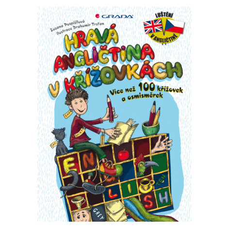 Hravá angličtina v křížovkách - Více než 100 křížovek a osmisměrek - Zuzana Pospíšilová bambook