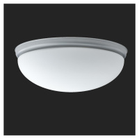OSMONT 41699 ALMA D2 stropní/nástěnné skleněné svítidlo stříbrná / bílá IP41 100W E27