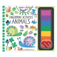 Fingerprint Activities: Animals - Fiona Watt - kniha z kategorie Omalovánky, vystřihovánky, papí