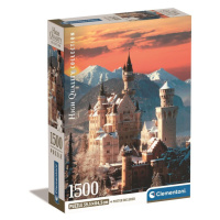 Puzzle Compact Box - Neuschwanstein Castle, 1500 ks