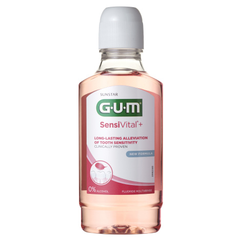 Gum SensiVital ústní voda (výplach) pro citlivé zuby s CPC 0,07 %, 300 ml