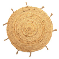 Jutový koberec - rohožka | ALANA | juta kulatý | Ø 80 cm | 846880 Homla